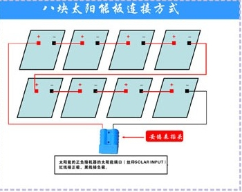 太阳能发电板与蓄电池连接图