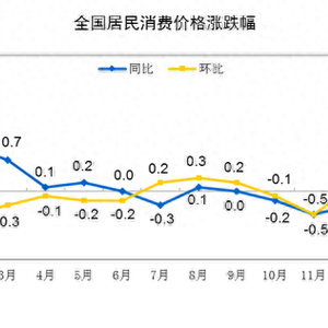 2024年全年CPI上涨0.2%