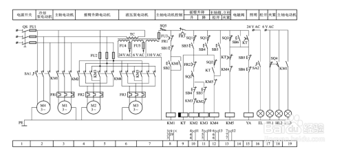 套丝机控制线路图